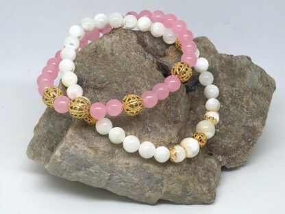 Eternal Love - Rose Quartz Healing Bracelet - Image 2