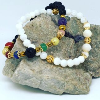 Rainbow Chakra Crystal Bracelet