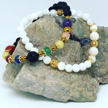 Rainbow Chakra Crystal Bracelet