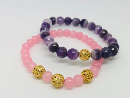 Eternal Love - Rose Quartz Healing Bracelet - Image 3