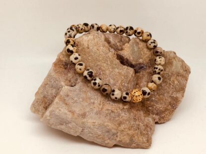 Playful Minds Dalmation Jasper Bracelet For Positive Healing Energy - Image 4