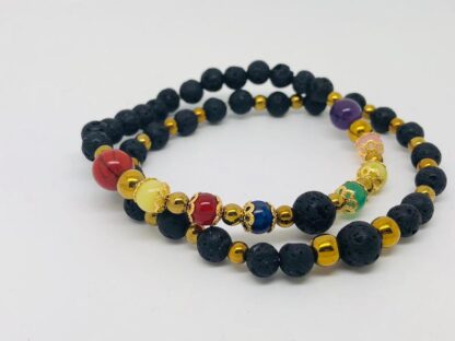 Rainbow Chakra Crystal Bracelet - Image 2